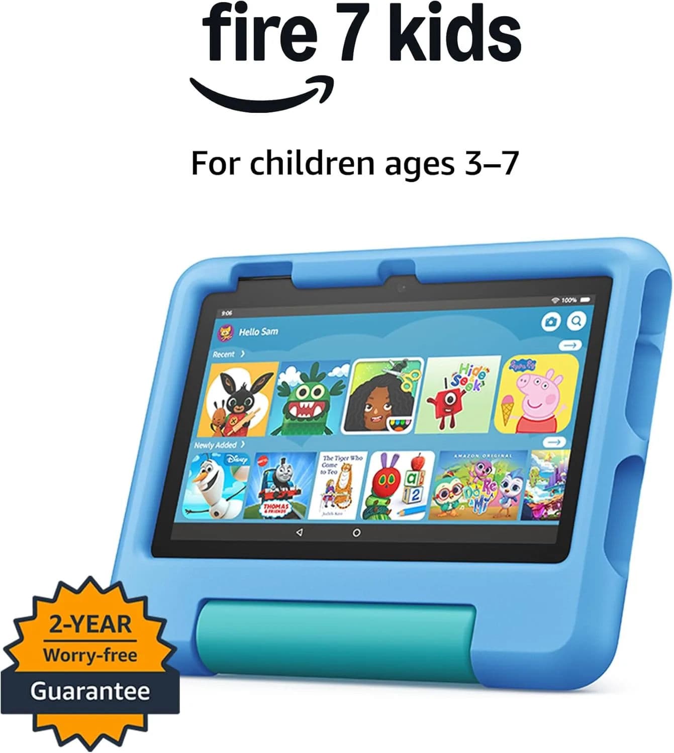 Fire 7 Kids tablet, 7" display