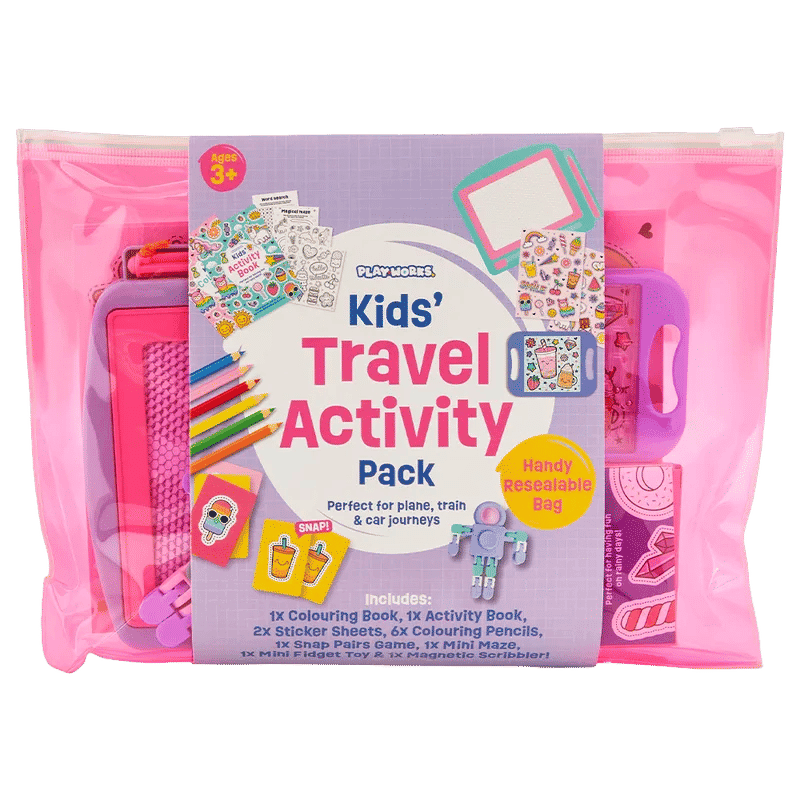 Travel activity packs - Pink
